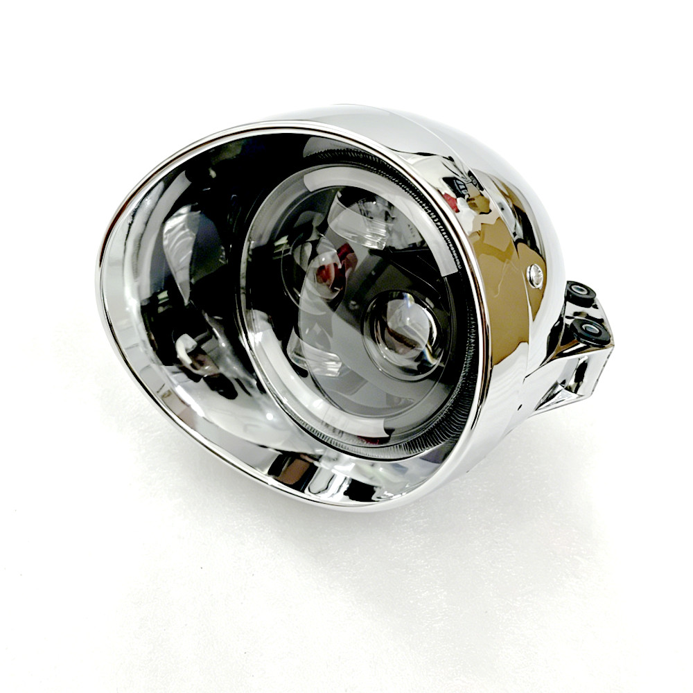Universal Motorcycle Led Headlight Projector - Универсальная ретро-фара для мотоцикла 12В, 5.75