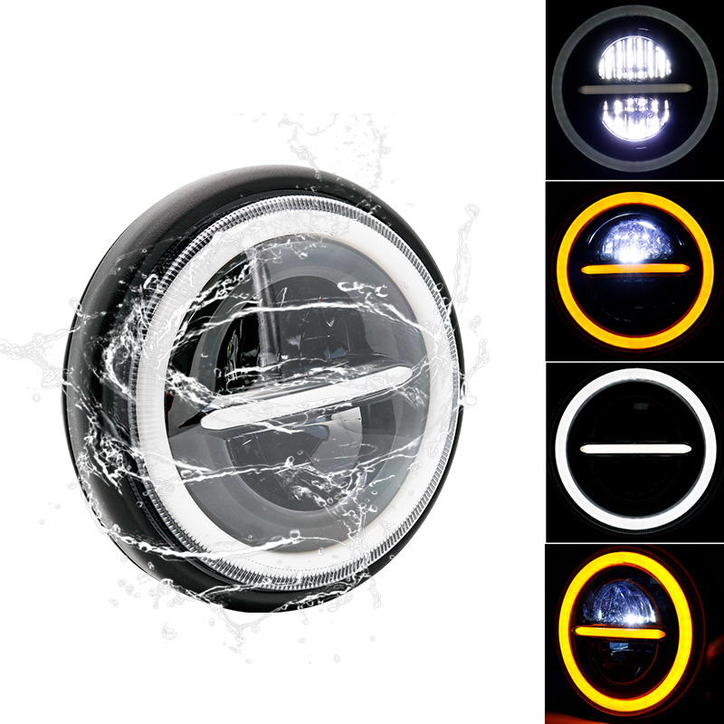 Универсальная светодиодная мот – обзор и цена Universal Motorcycle Led Headlight Projector